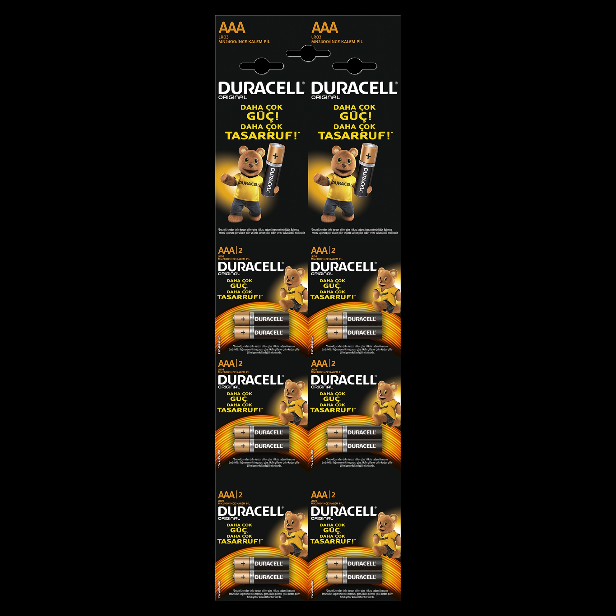 DURACELL İNCE PİL ÇİFT