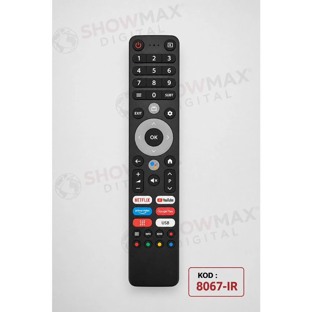 SX8067-IR CHANGHONG-MİNİSAN-MAXİMUS SES KOMUTSUZ LED TV KUMANDA