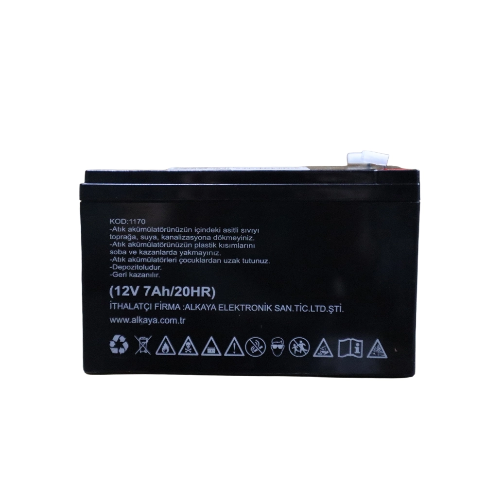A LİNK 12 VOLT 7 AMPER KALİTELİ AKÜ