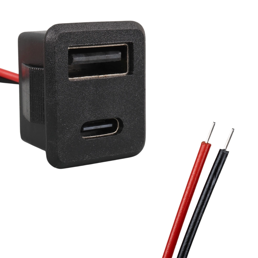 PANO TİP KARE TYPE-C + USB 2P ŞARJ BAĞLANTI MODÜLÜ   28864