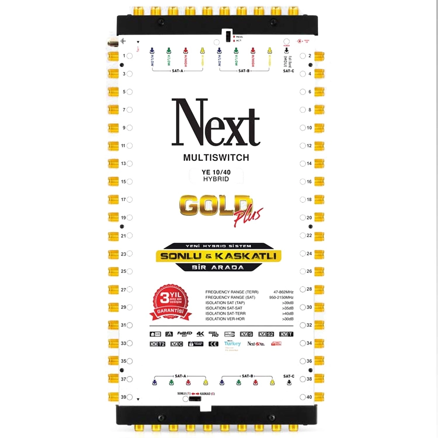NEXT 10/40 UYDU SANTRALİ 