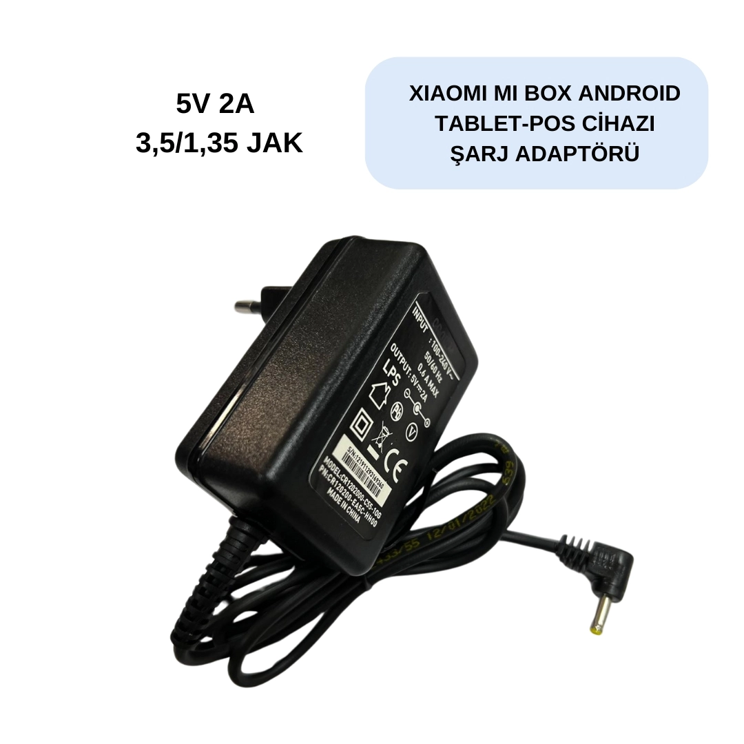 5 V 2A İNCE UÇLU XIAOMI MI BOX ANROID UYDU/TABLET/POS CİHAZI ADAPTÖRÜ  441