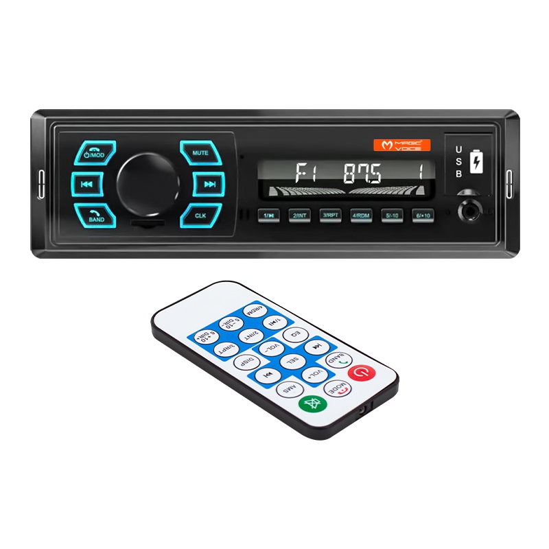 MAGICVOICE MV-5415 ÇİFT USB-SD-FM-AUX-BLUETOOTH UK’LI MEKANİKSİZ OTO TEYP 4 X 55 WATT