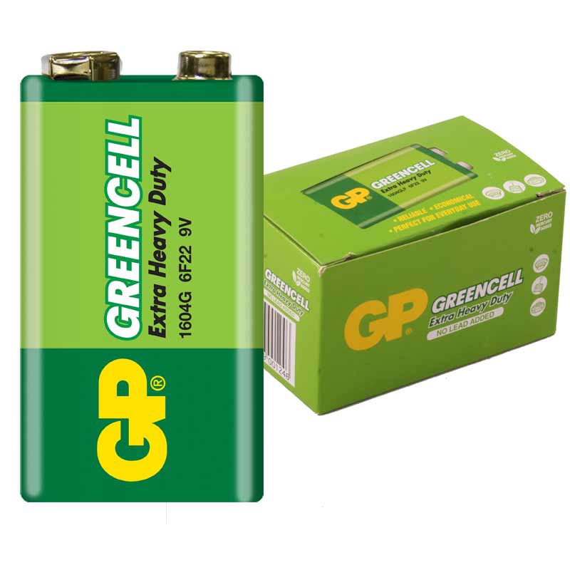 GP 1604G-B GREENCELL 9 VOLT PİL