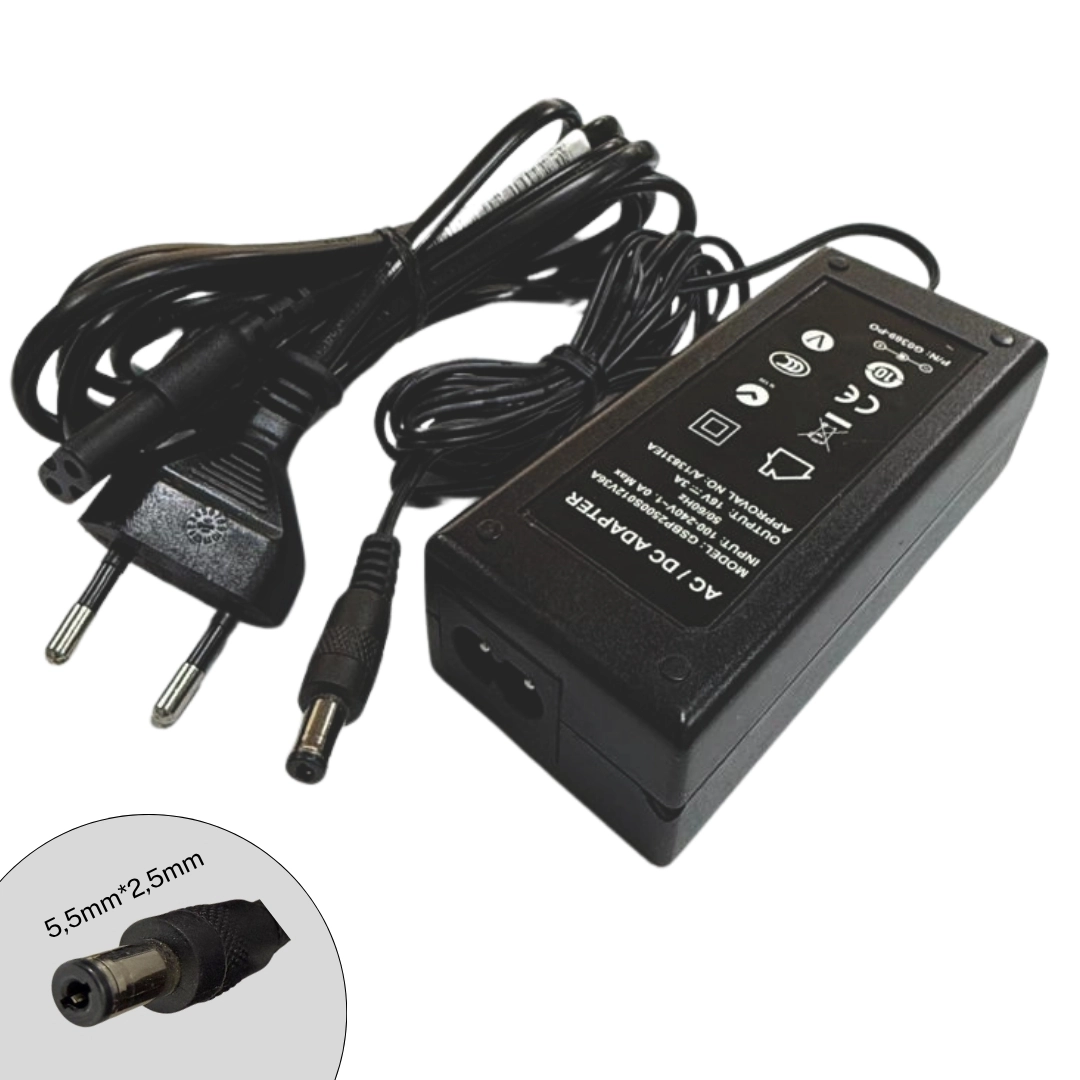 16 V 3A SANTRAL ADAPTÖRÜ 5,5*2,5 UÇ   ATZ 163