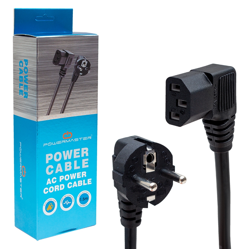 POWERMASTER 3 X 1 MM 1.8 METRE 90 DERECE L TİP POWER KABLO KUTULU