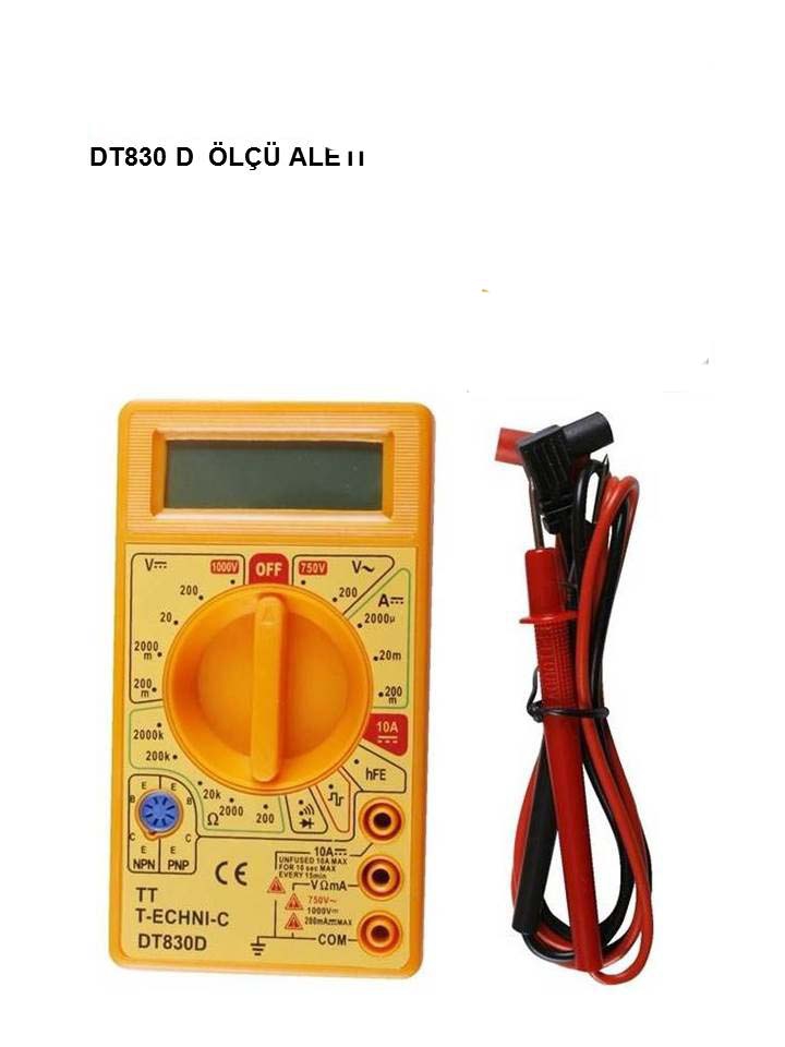 DT 830 ÖLÇÜ ALETİ