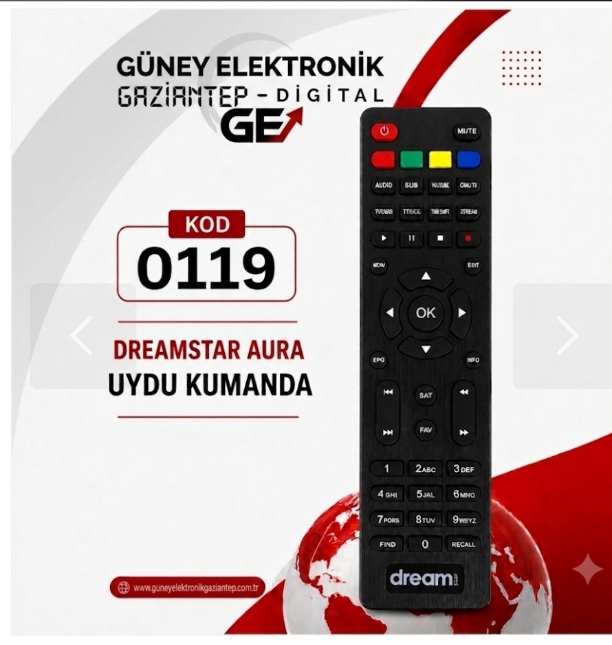 ORJ-0119 DREAMSTAR AURA FULL HD UYDU KUMANDA