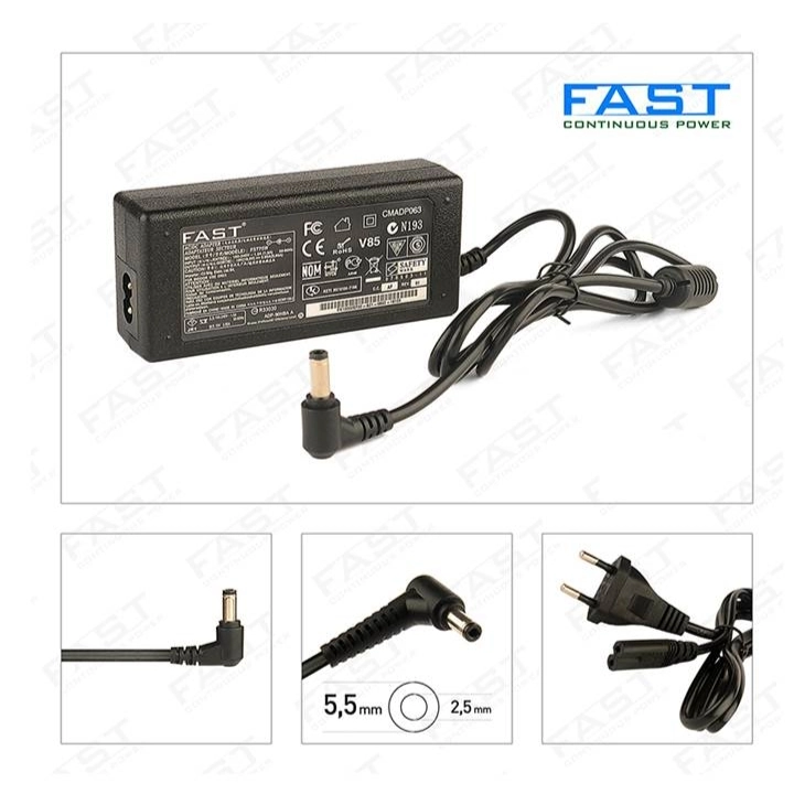 19V 4,74A LAPTOP (5,5x2,5)’’L’’TOSHIBA-CASPER CMADP090   C 101