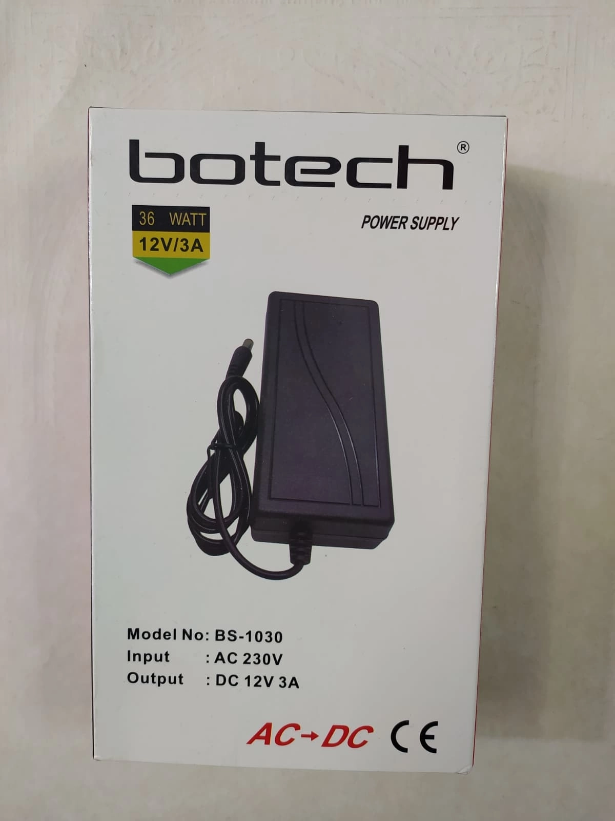 12 VOLT 3 AMPER ADAPTÖR