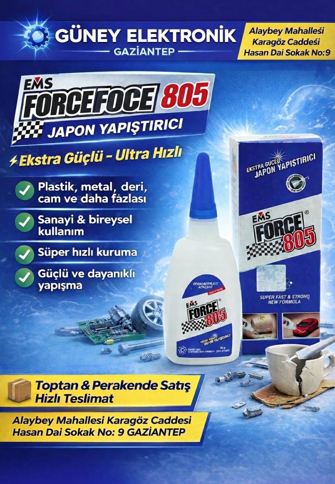 805 YAPIŞTIRICI