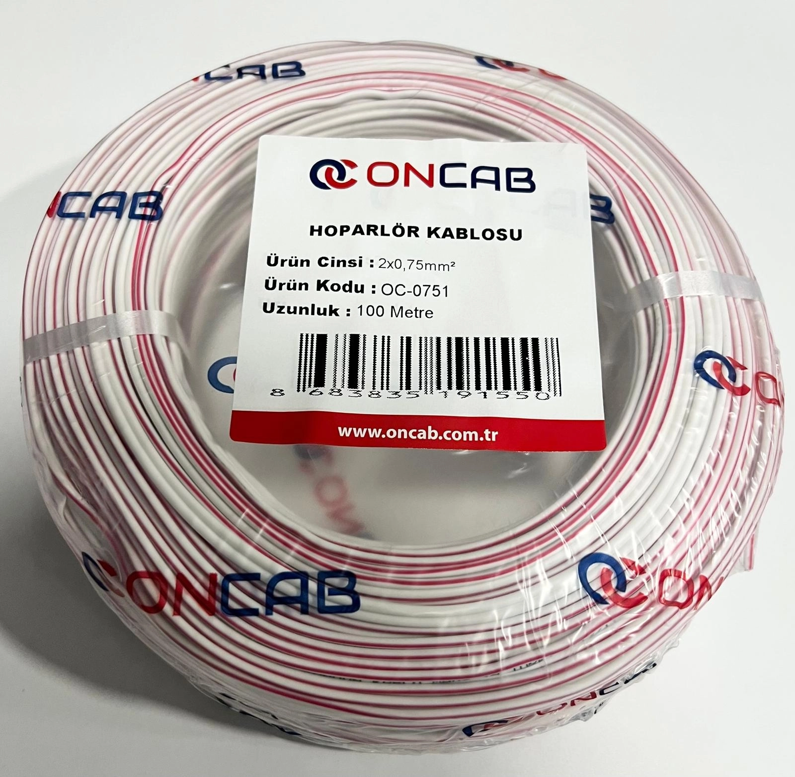 ONCAB 0,75 BEYAZ KABLO 