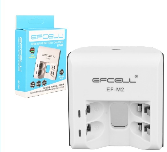 GNY 23029  EFCELL M2 AA-AAA 2’Lİ PİL ŞARJ CİHAZI 