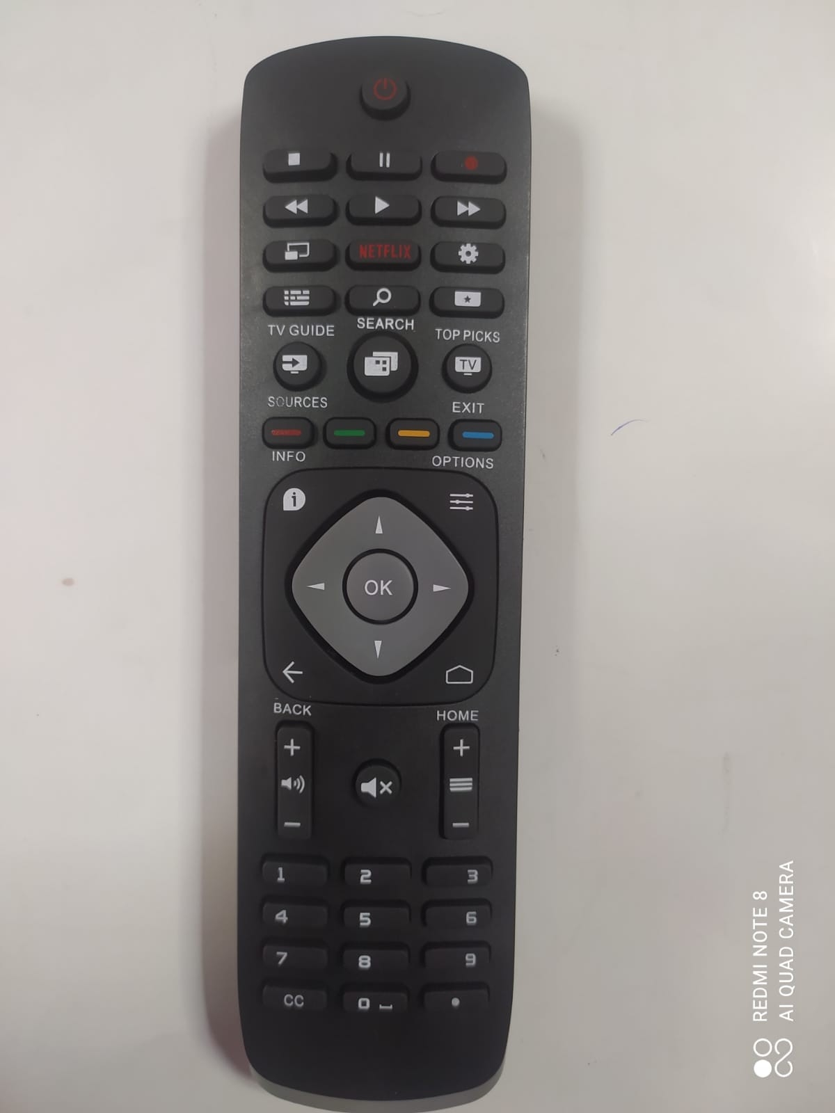 E-2096 PHİLİPS KIRMIZI NETFİXLİ CC TUŞLU YENİ MODEL