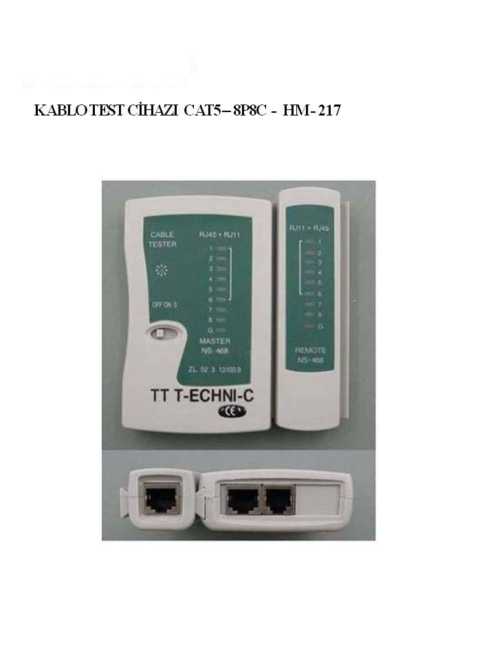 RJ 45 TEST ALETİ
