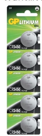 GP 2450 3V LİTYUM 5’Lİ PİL