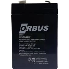 6 VOLT 4 AMPER IŞILDAK AKÜSÜ ORBUS 