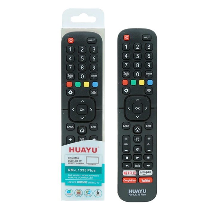 HISENSE RM-L1335 PLUS NETFLIX-YOUTUBE TUŞLU LCD LED TV KUMANDA