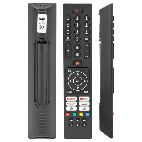 VESTEL NETFLIX-PRIME VIDEO-YOUTUBE-TWITCH TUŞLU DİKDÖRTGEN KALIP LCD-LED TV KUMANDA 12359