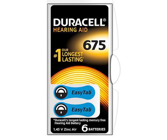 DURACELL NO 675 KULAKLIK PİLİ