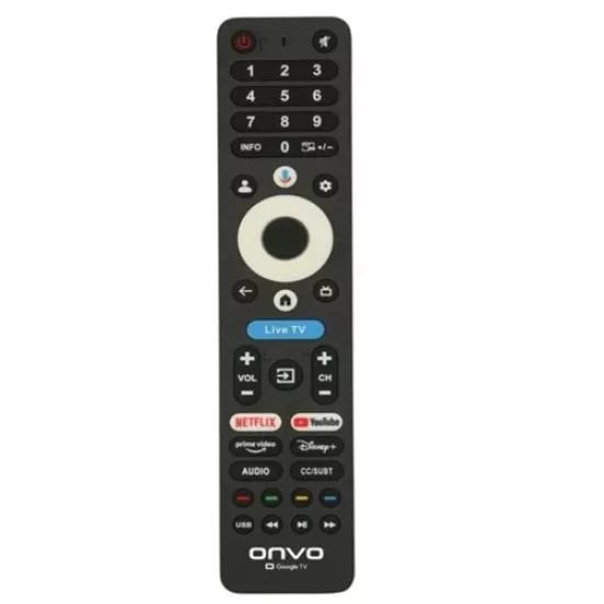 SX2205-V ONVO GOOGLE TV SES KOMUTLU LED TV KUMANDA