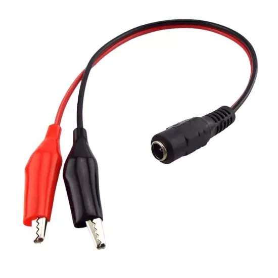  PM09-5001 5.5X2.5MM DİŞİ TO KROKODİL ÇEVİRİCİ 25 CM KABLO   22974