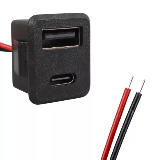 PANO TİP KARE TYPE-C + USB 2P ŞARJ BAĞLANTI MODÜLÜ   28864