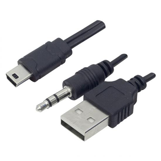 USB TO AUX - 5 PİN KABLO (MÜZİK KUTUSU KABLOSU)* PL-8624