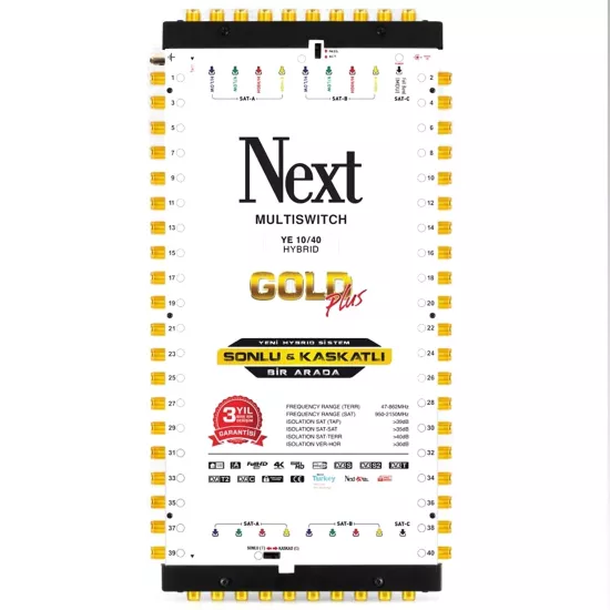 NEXT 10/40 UYDU SANTRALİ 