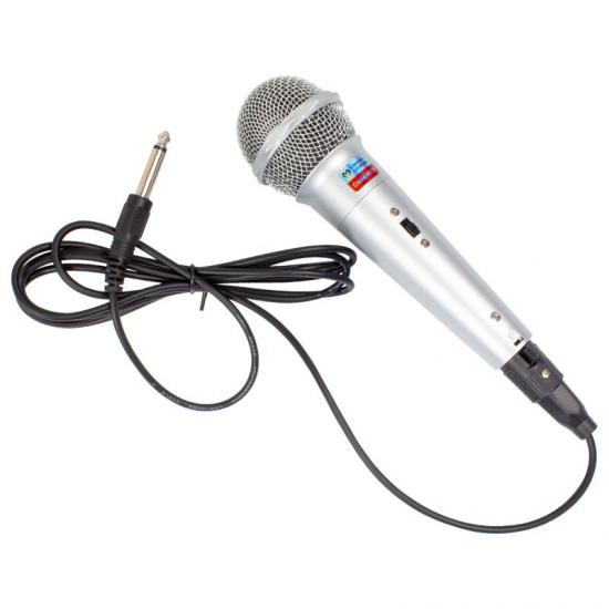 MV-4676 DİNAMİK GRİ KABLOLU EL MİKROFONU 4676