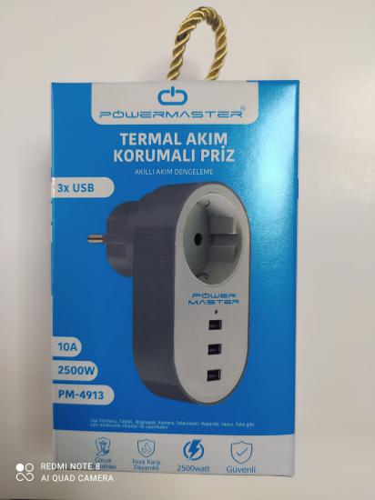 USB Lİ AKIM KORUMALI PRİZ