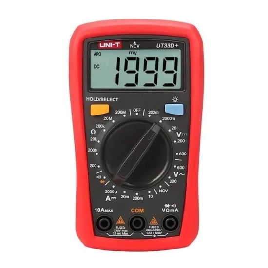 UT 33D+ ÖLÇÜ ALETİ IŞIKLI BUZZERLI UNIT