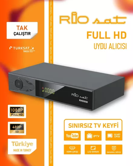 RİOSAT KASALI FULL HDMI CİHAZ 