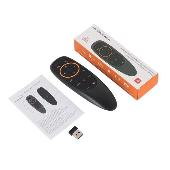 G10 ANDROID-WINDOWS-MAC-LINUX-TV BOX UYUMLU SES KOMUTLU AIR MOUSE 2.4GHZ SMART TV AKILLI KUMANDA  1352