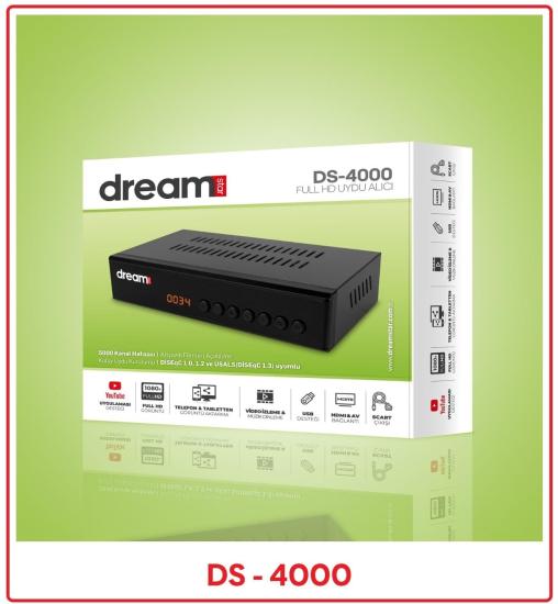 DREAMSTAR DS 4000 KASALI HDMI CİHAZ 