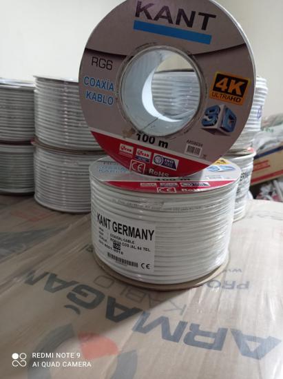 KANT GERMANY ISO 9001 BELGELİ 64 TEL KALİTELİ ANTEN KABLO