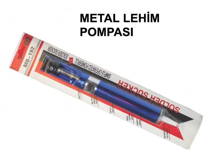 METAL LEHİM POMPASI