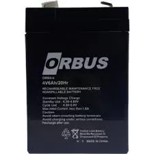6 VOLT 4 AMPER IŞILDAK AKÜSÜ ORBUS 