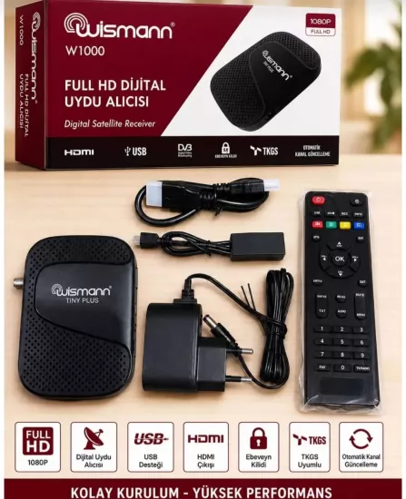 WİSMANN W 1000  /  2000   HDMI UYDU ALICISI 