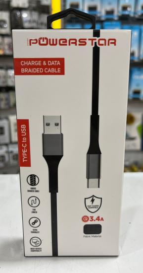 G-PW10    TYPE-C TO USB ŞARJ KABLOSU (ÖRGÜLÜ KABLO)