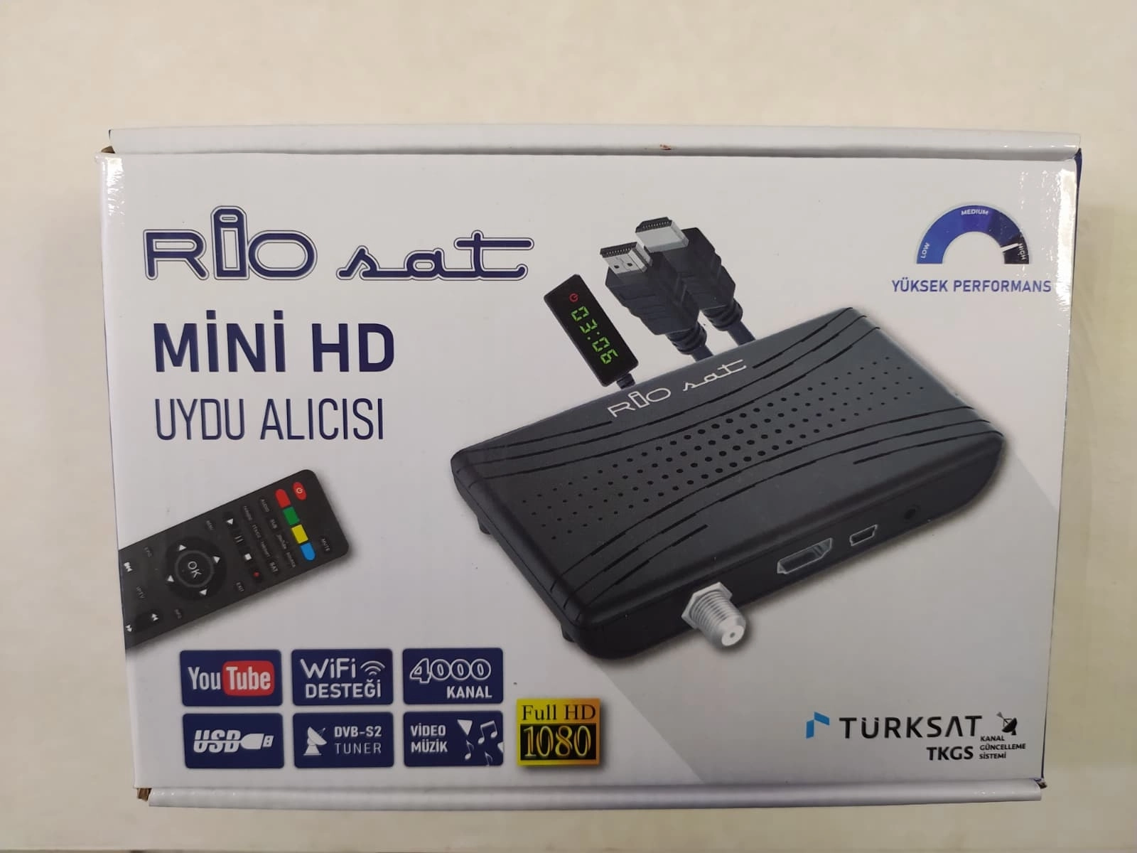 RİOSAT HDMI UYDU CİHAZI 